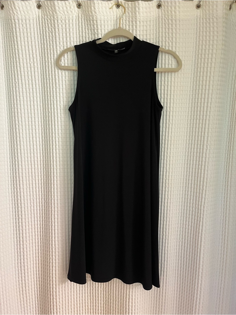 Classic Black Sleeveless Mini Dress